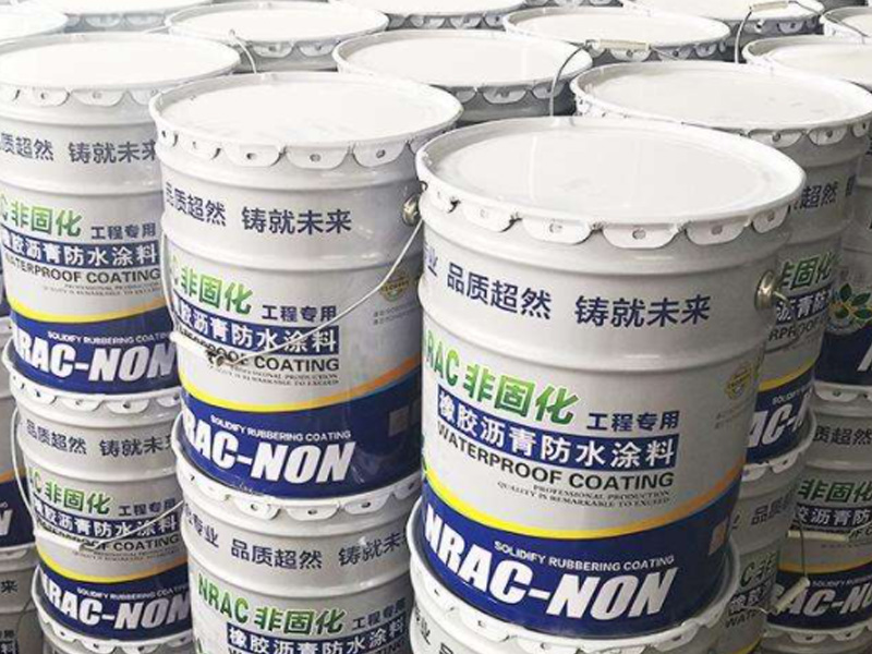 Non curing rubber asphalt waterproof coating